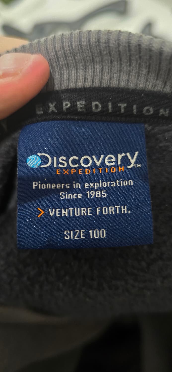 디스커버리 3D 프린팅 차콜 맨투맨 상품이미지3