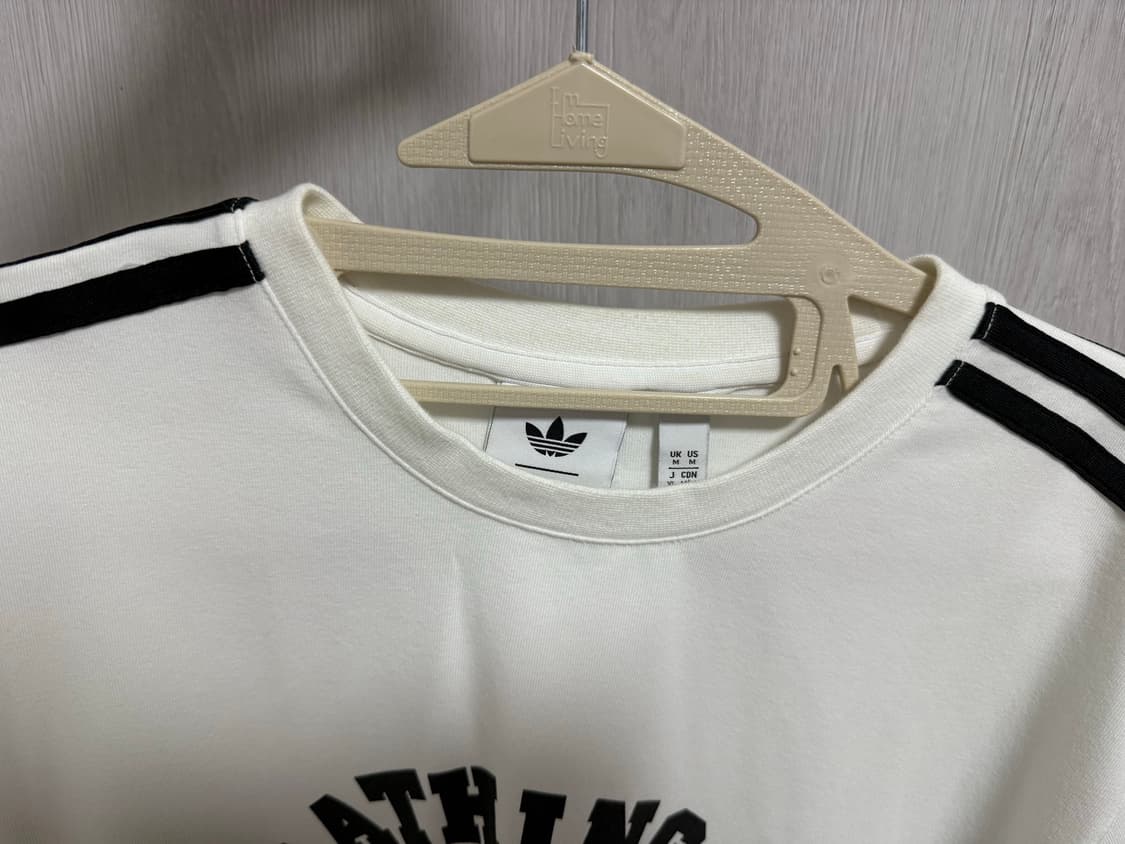 아디다스 x 베이프 티셔츠 화이트 상품이미지3