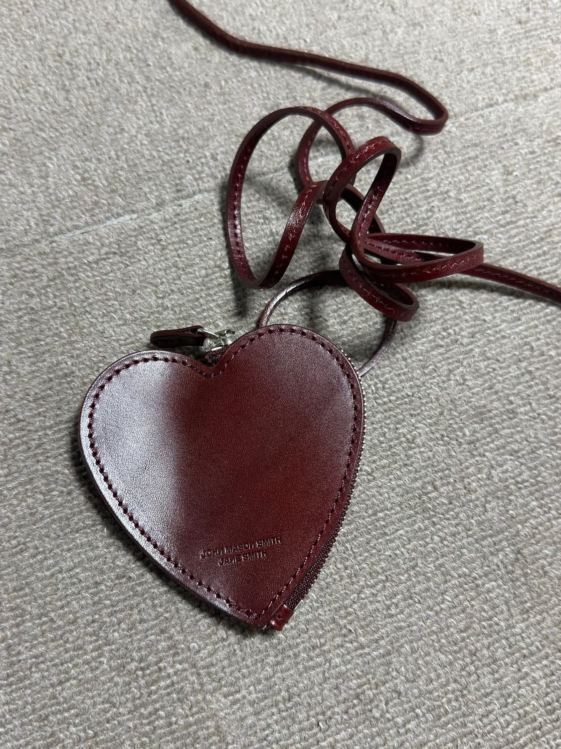 JOHN MASON SMITH JANE SMITH 레더 하트 코인 케이스 상품이미지4