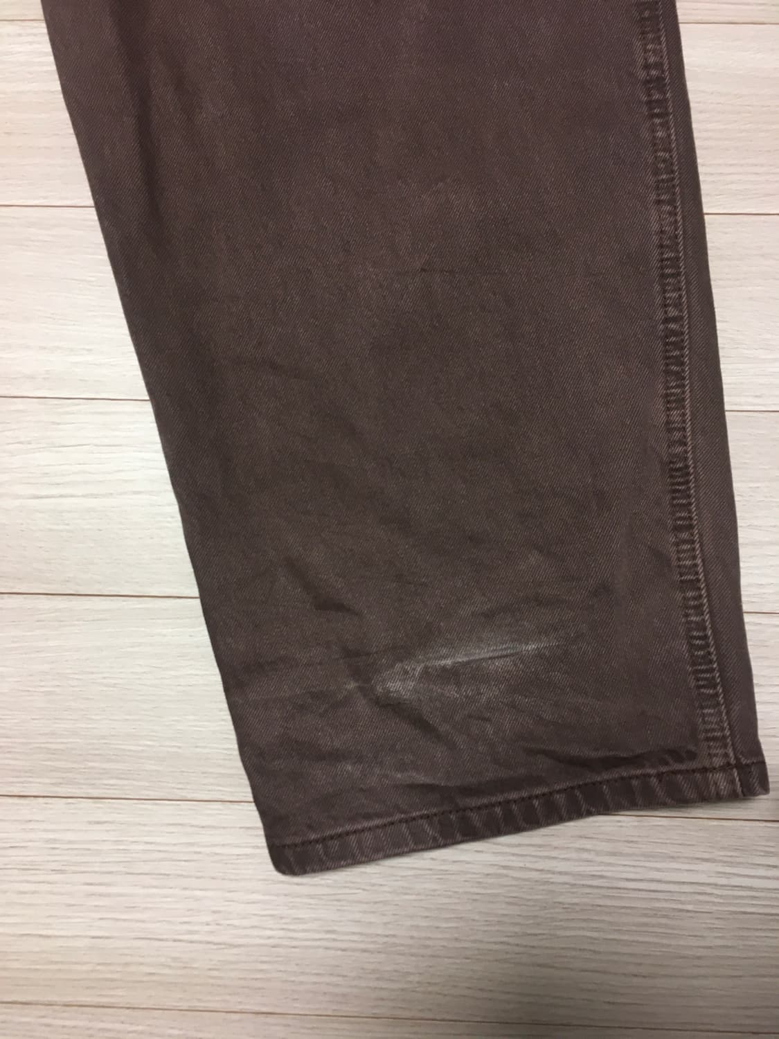 스웨이드 CONTOUR POCKET DENIM [BROWN] 상품이미지4