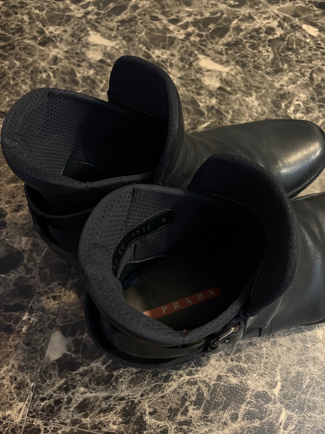 프라다 하이탑 레더 상품이미지5