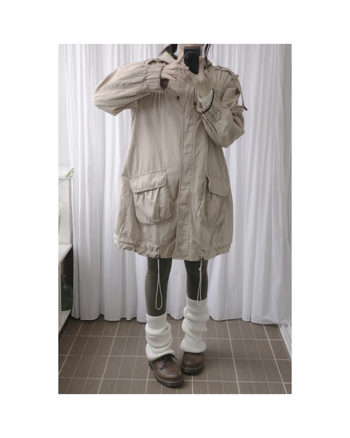 Beige ballon jacket 상품이미지2