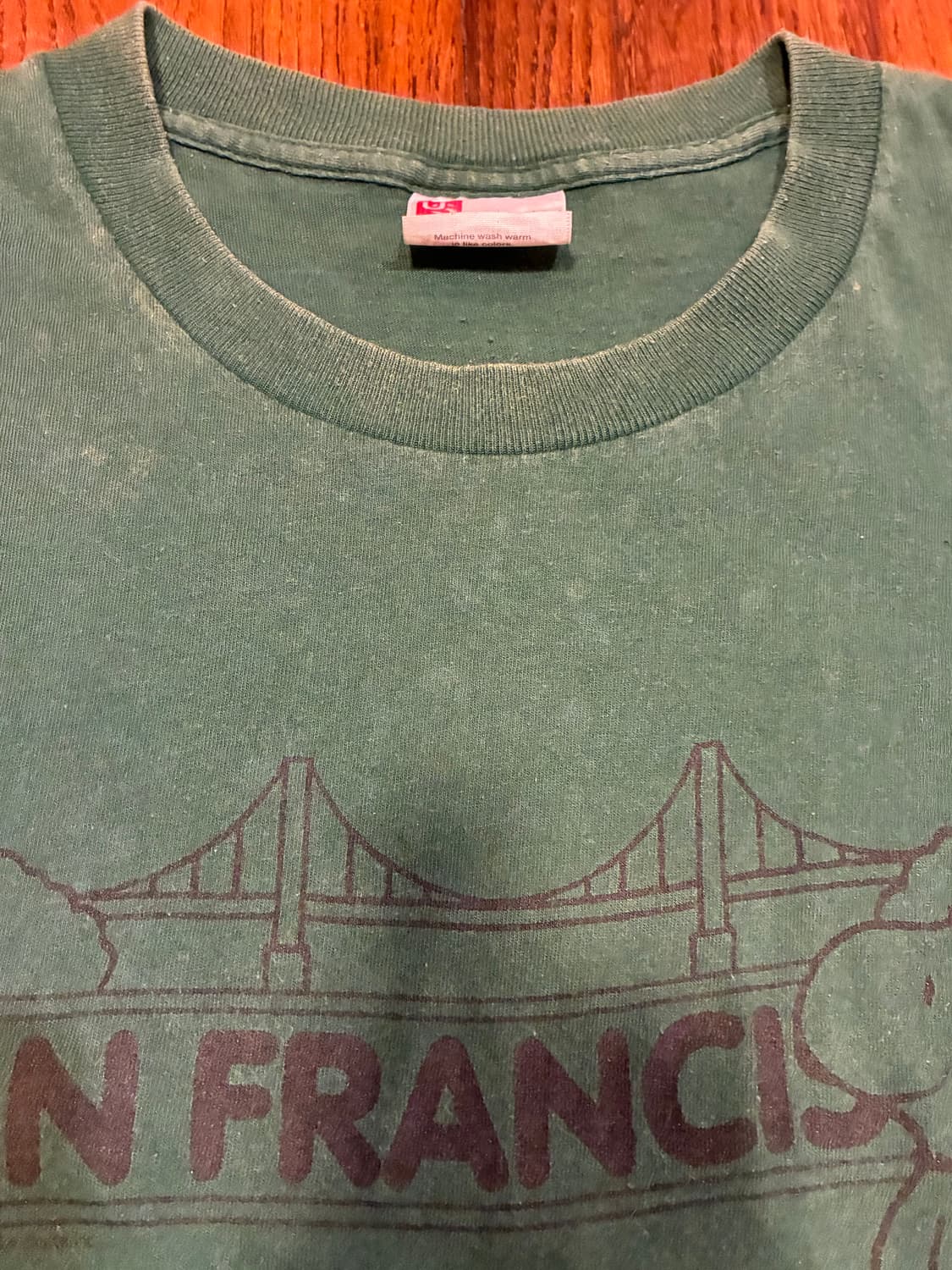 90’s Snoopy SanFrancisco Tee Made in USA 상품이미지10