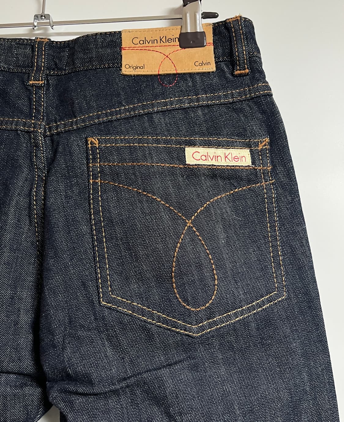 캘빈클라인 생지 데님 부츠컷 플레어진 청바지 28 상품이미지6