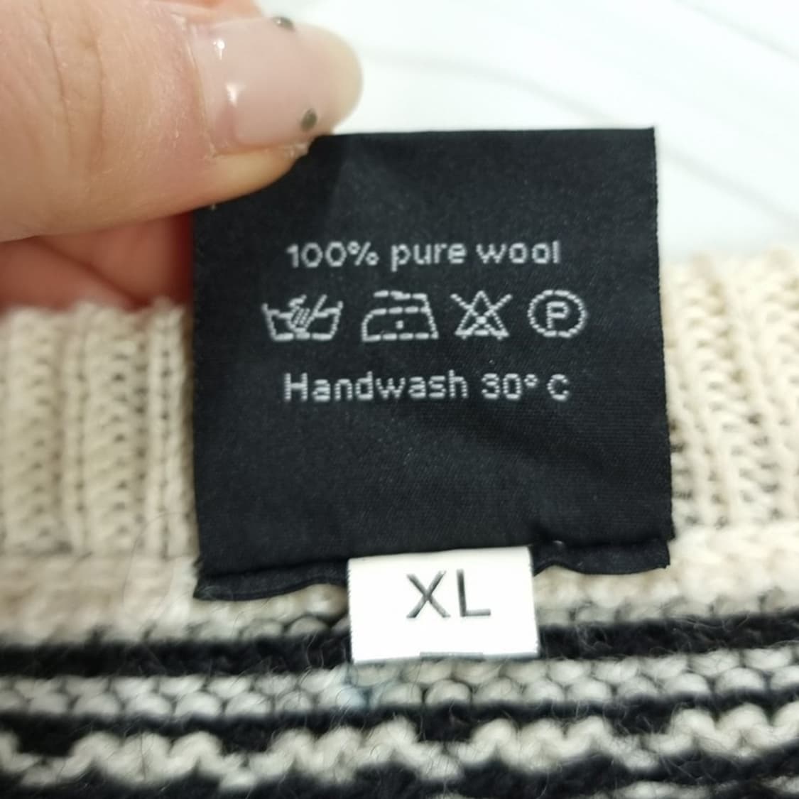 [노르웨이빈티지] 에스닉 패턴 노르딕 버클 니트 스웨터 M18976 상품이미지9