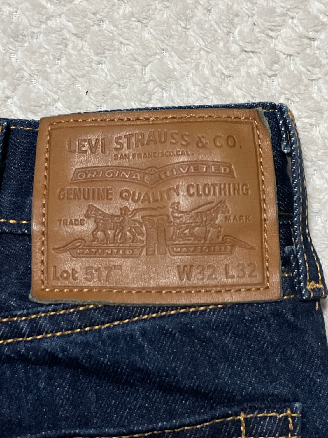 [32X32] 리바이스 517 프리미엄 빅E 플레어 핏 부츠컷 데님 상품이미지9