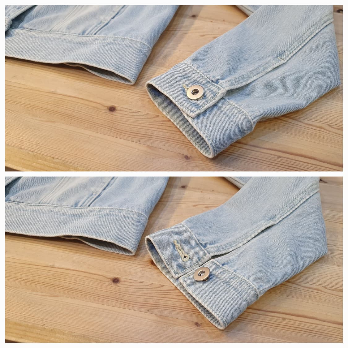 55.산드로 스카이블루 데님자켓 상품이미지4