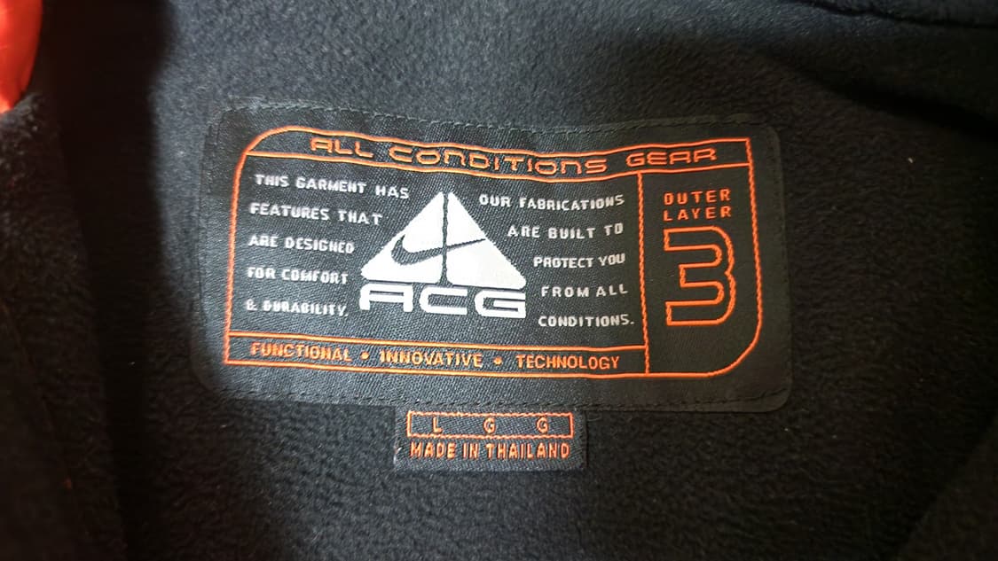 나이키 acg 아노락자켓 팝니다  / 사이즈 100~105 상품이미지6