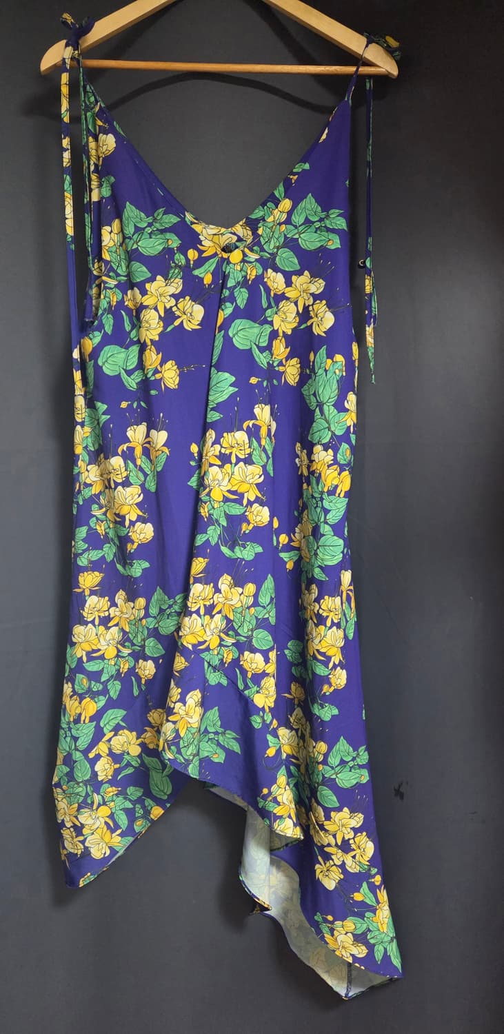 빈티지 플라워 언발란스 원피스 상품이미지1