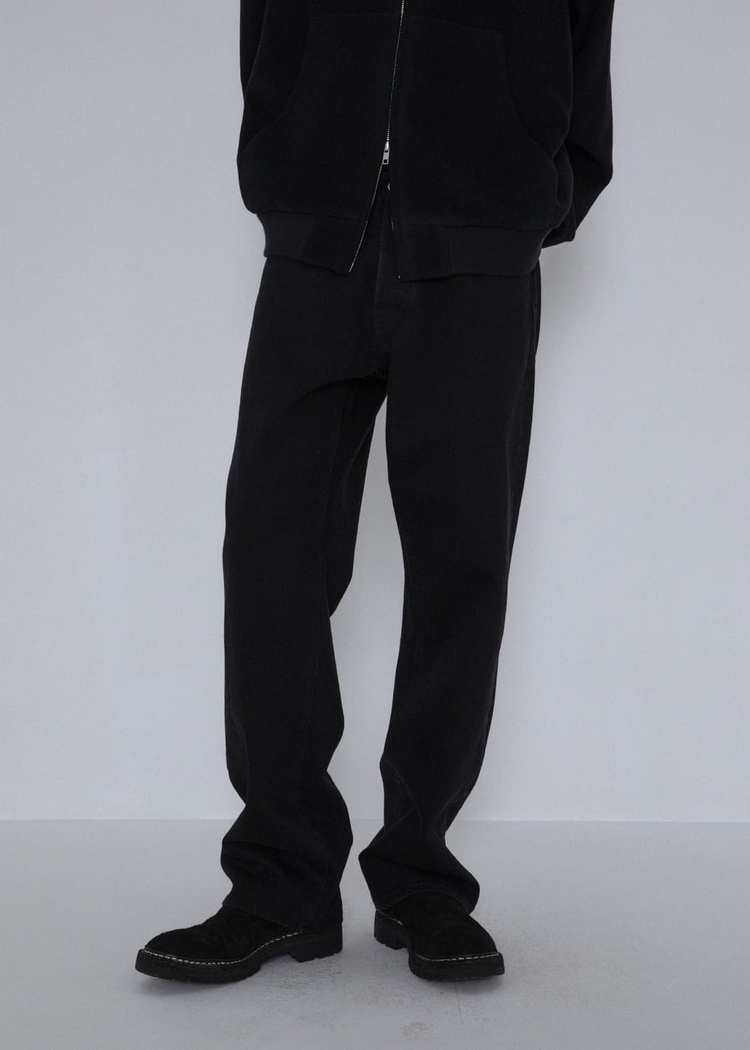 이니어 253 OVERSIZED DENIM JEANS (BLACK) 상품이미지2