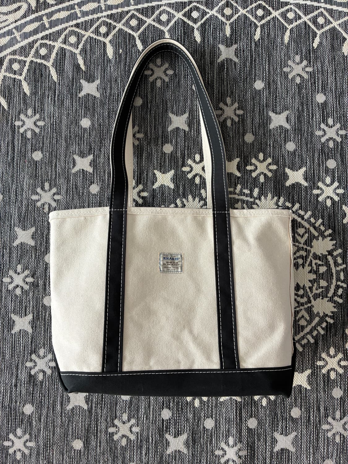 엘엘빈 토트백 카키스 별주 M  상품이미지1