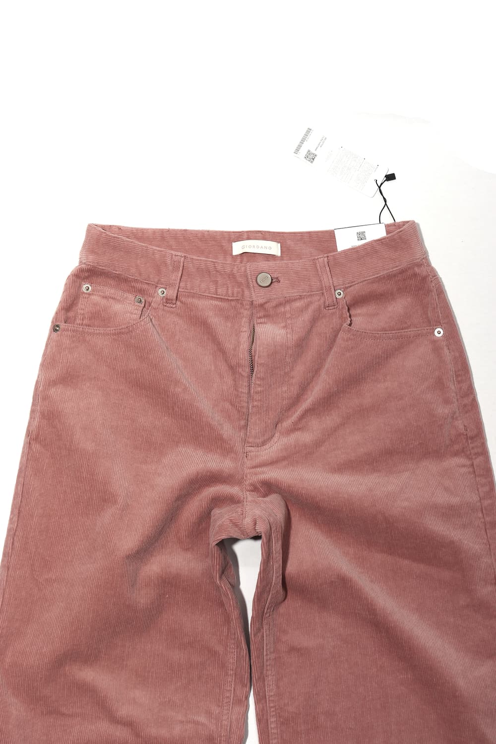 GIORDANO 미사용 핑크 코듀로이 팬츠 women 28 상품이미지2