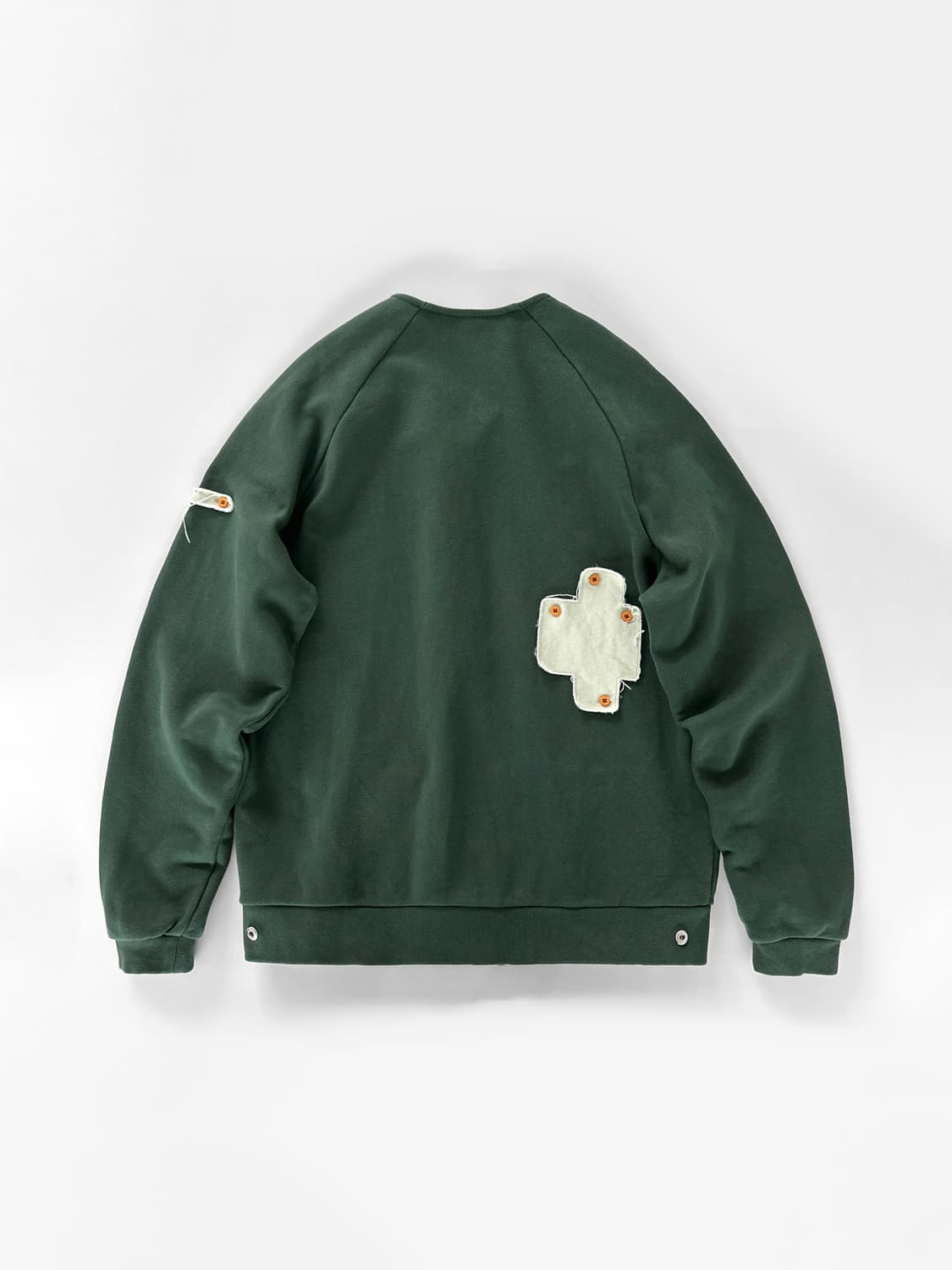KROI 버튼 패치 스웻 가디건 상품이미지2