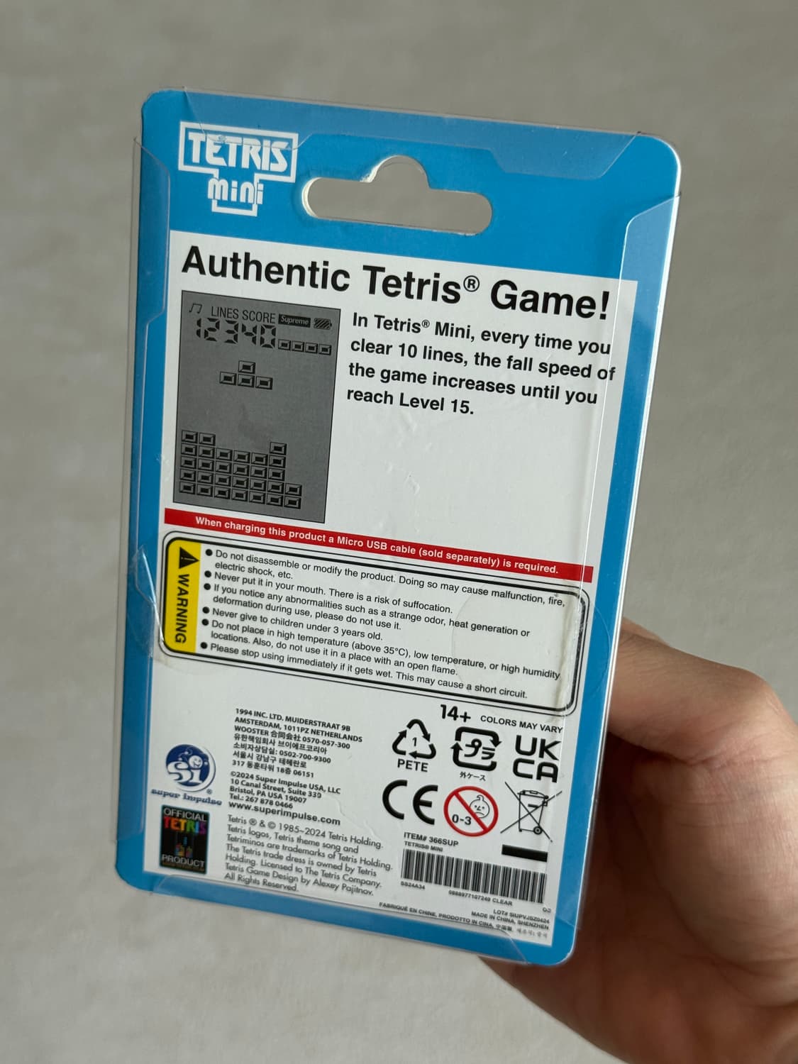 슈프림 x 테트리스 미니 클리어 - 24SS (국내 정식 발매 제품) 상품이미지2