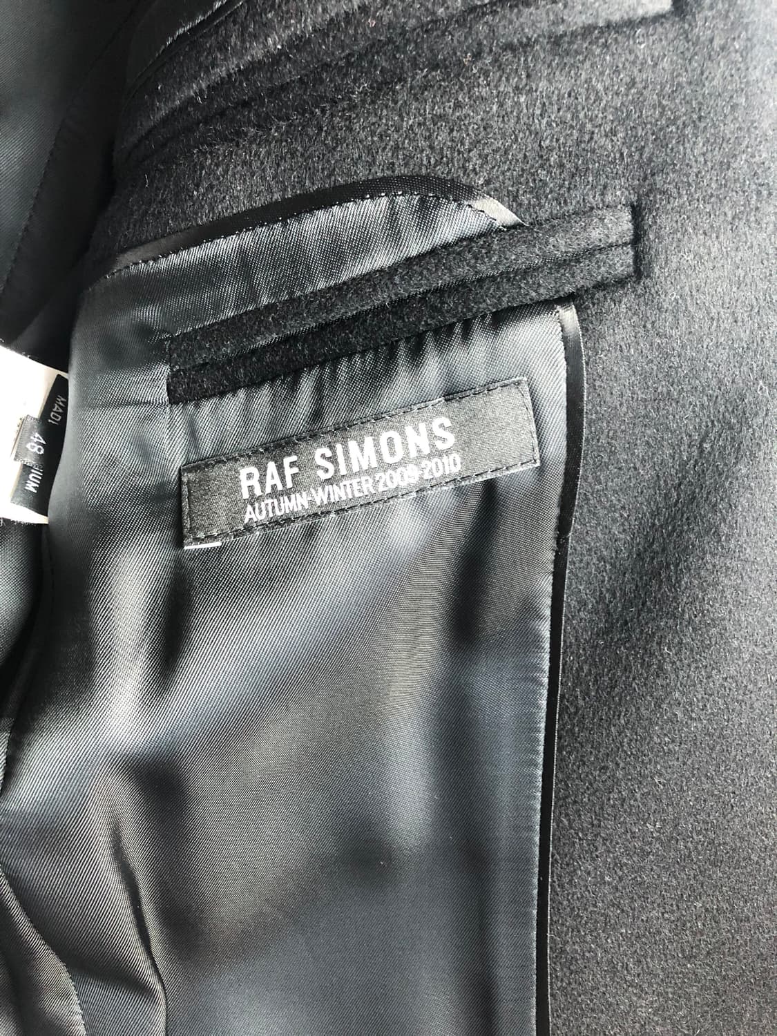 [48] 라프시몬스 raf simons 09fw 네오플랜 울 블레이져 상품이미지4