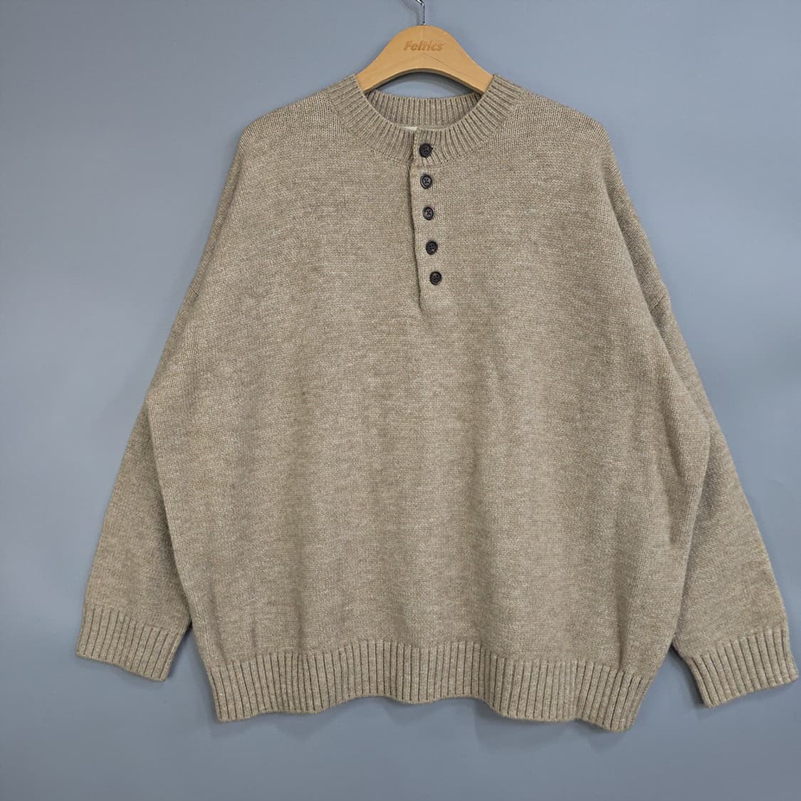 라퍼지스토어(LAFUDGE STORE) 헨리넥 니트 L 상품이미지1