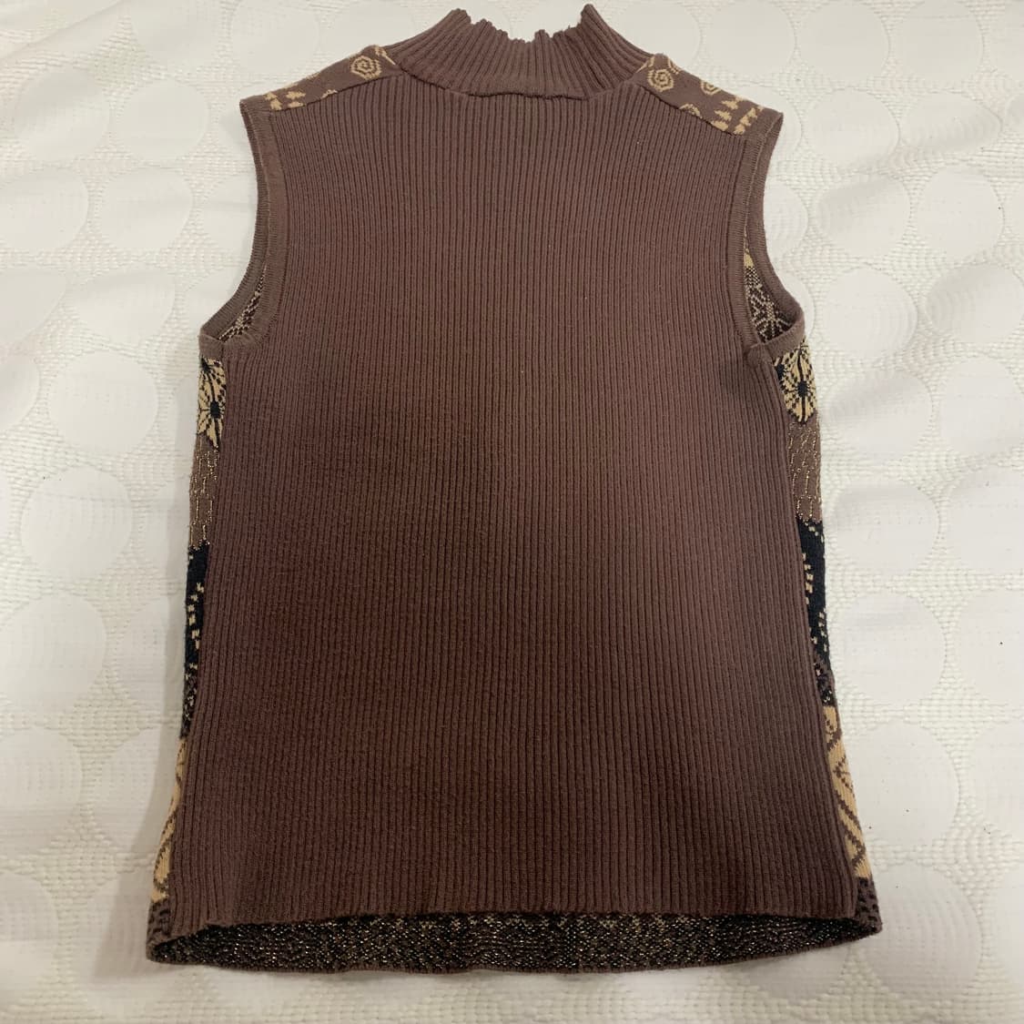 겐조 니트 슬리브리스 하이넥 탑 상품이미지4