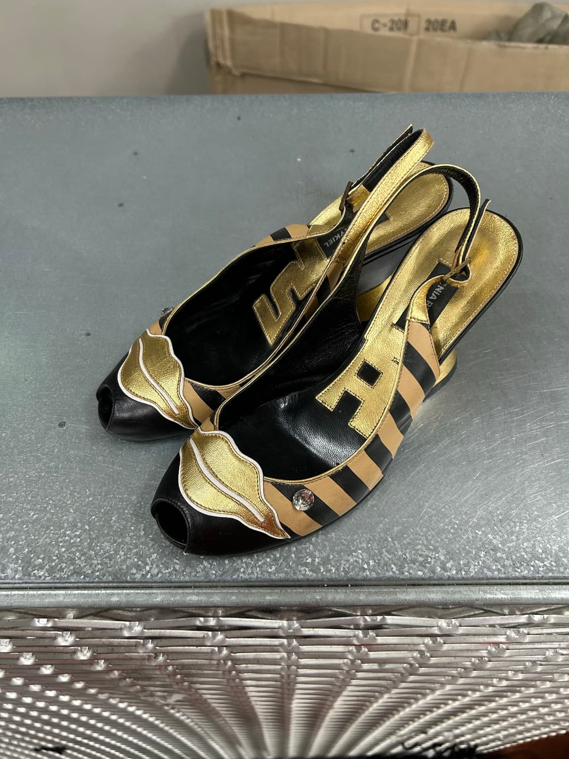 소니아 리키엘 레더 힐 36.5 상품이미지2