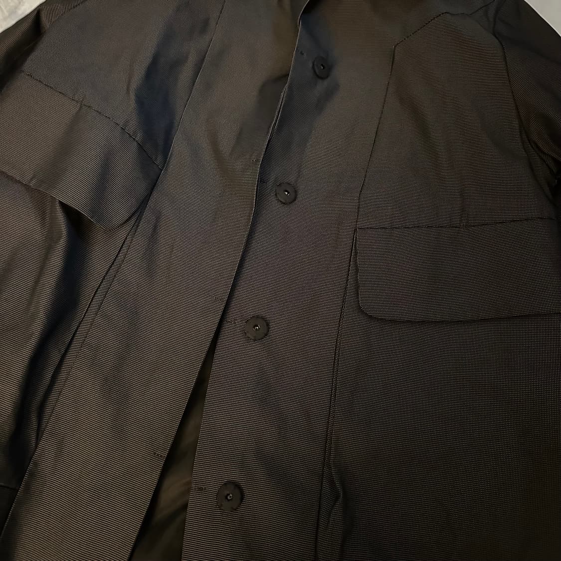 Vintage 모리걸 라떼갸루 히든 후드 패딩 코트 상품이미지4