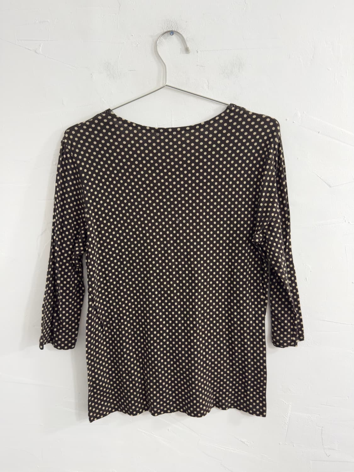 silple life brown dot top 상품이미지2