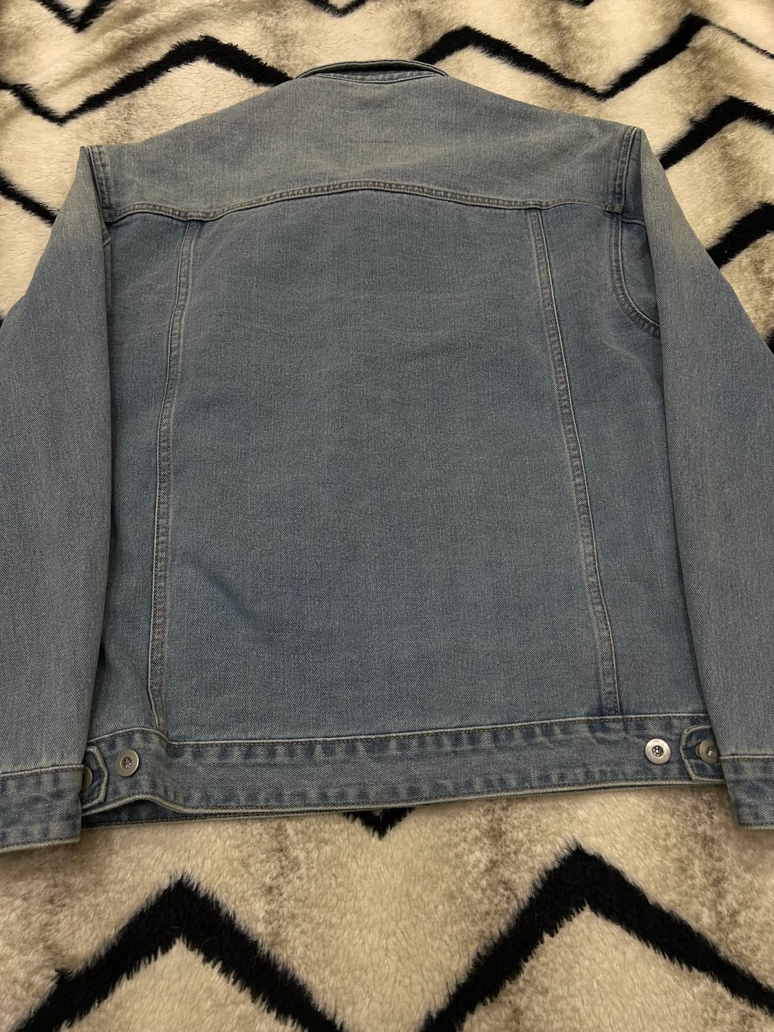 [L]무신사스탠다드 릴렉스드 데님 트러커 자켓/라이트인디고 상품이미지4