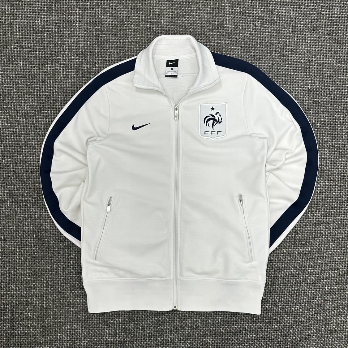 나이키 프랑스 축구 국대 빈티지 화이트 져지 L 상품이미지2