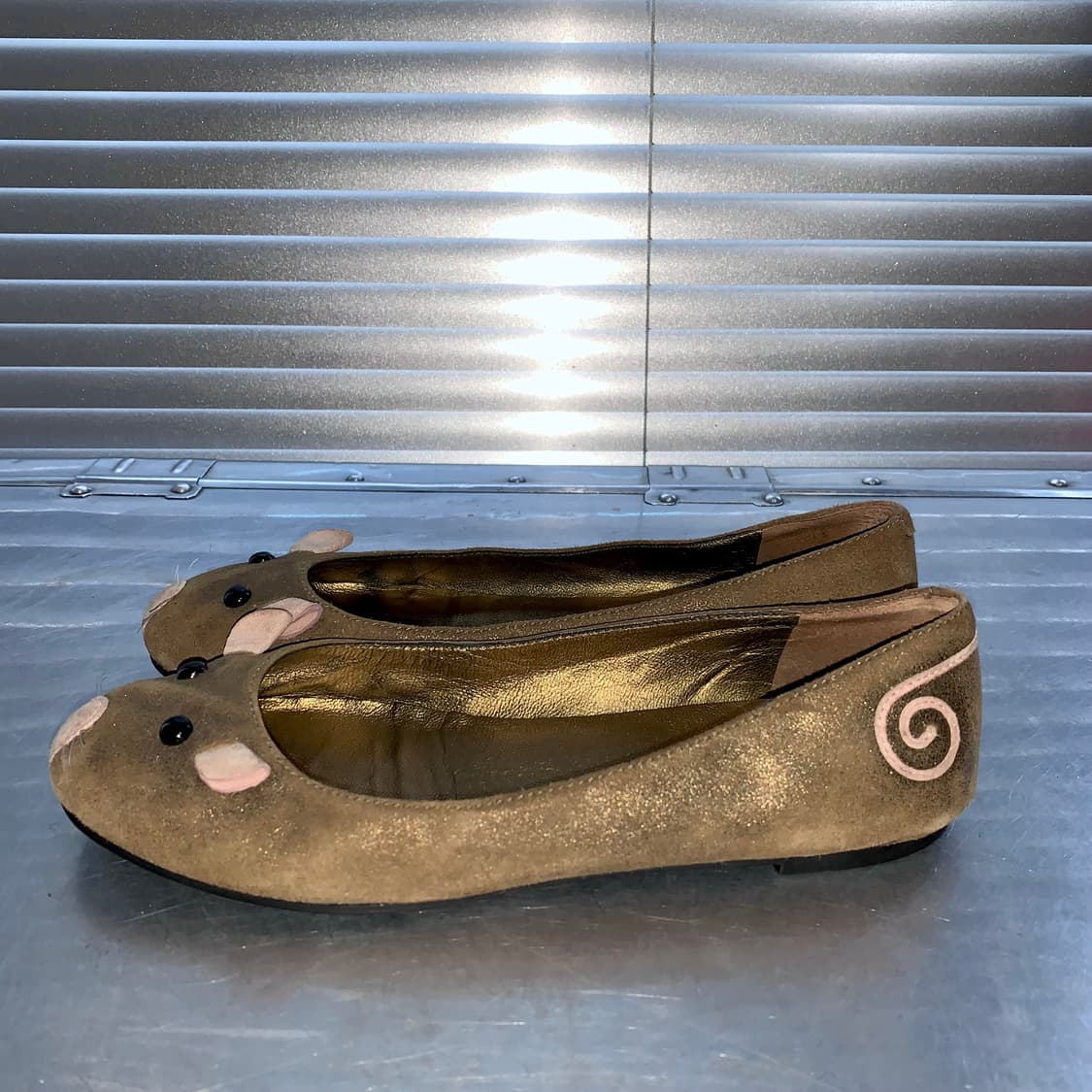 00s 마크 제이콥스 스웨이드 마우스 발레 플랫 상품이미지2