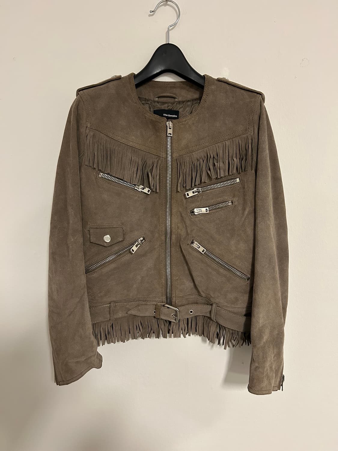 The Kooples 웨스턴 프린지 스웨이드 가죽자켓 상품이미지1