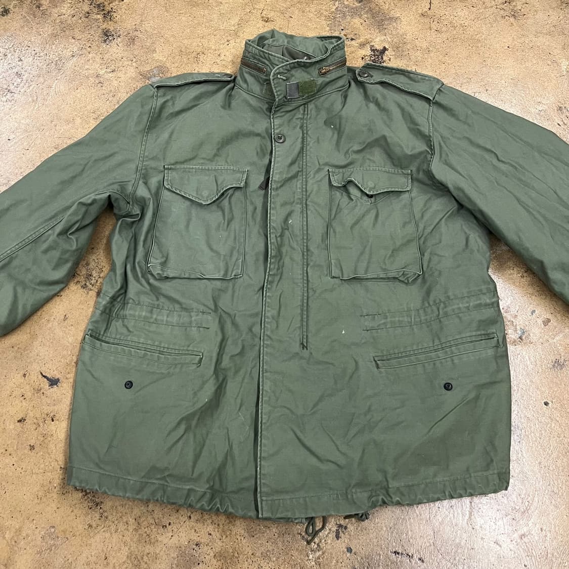 [정품] 알파인더스트리 밀리터리 야상 M65 필드 자켓 그린 b10 상품이미지3
