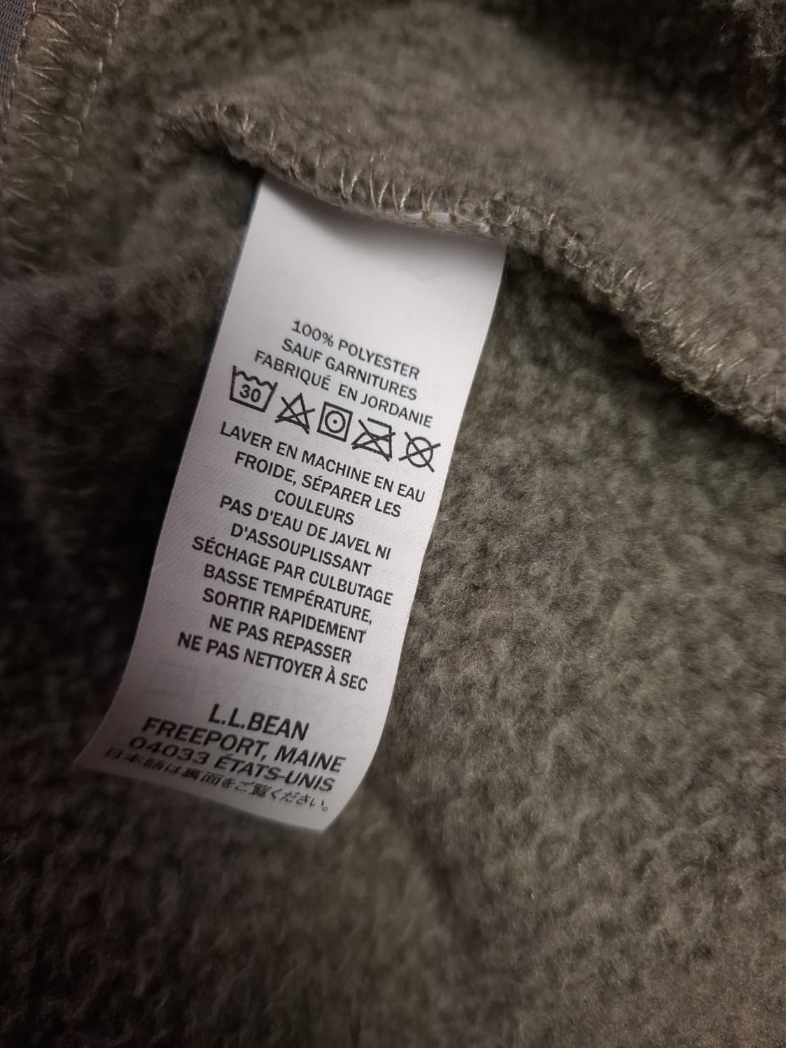 새제품  일본판 오리지날 L.L.Bean 풀오버 후리스 상품이미지5