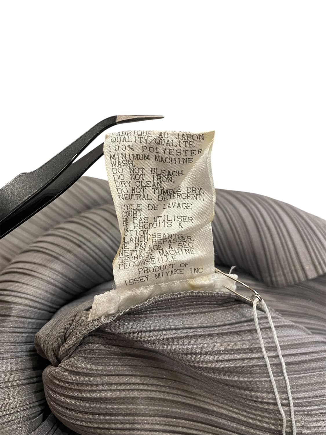 플리츠플리즈 그레이 롱 슬리브 상품이미지5