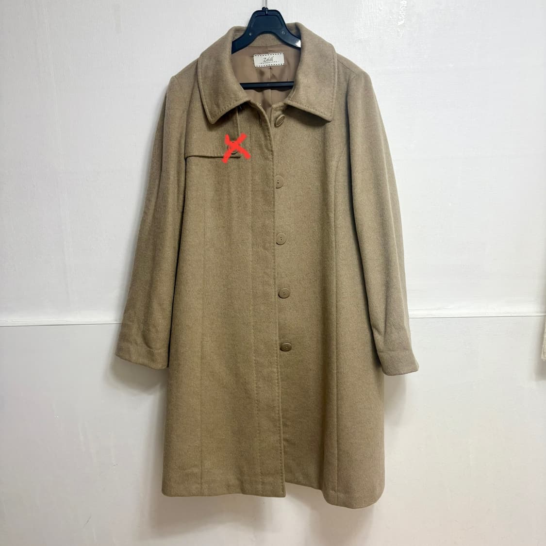 캐시미어 100% 베이지 코트 상품이미지1