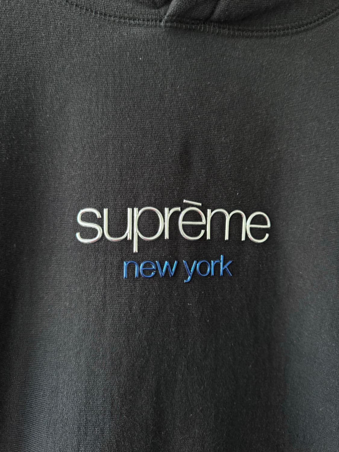 Fw16 슈프림 Chrome Classic 로고 후드티 상품이미지4