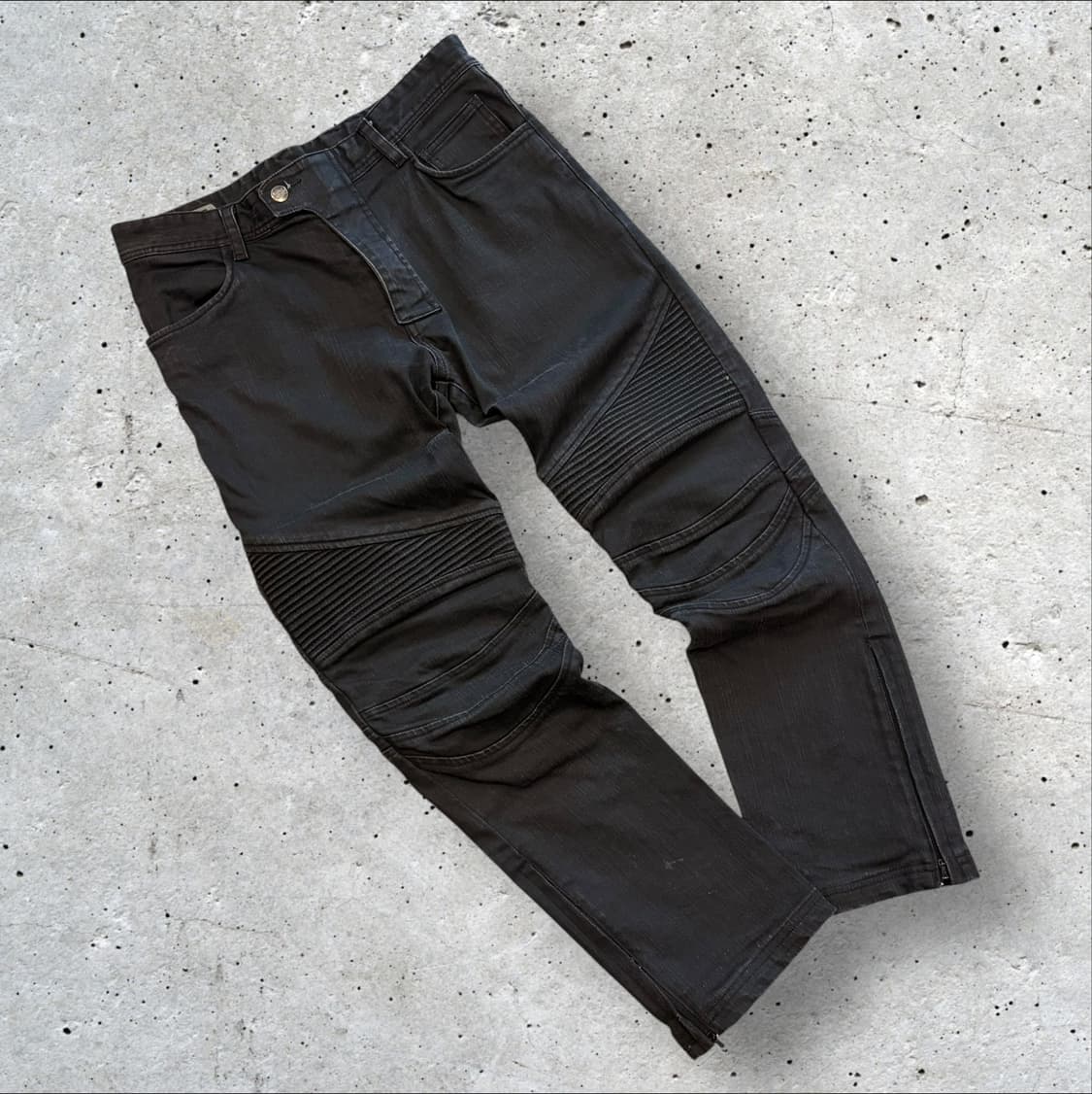 [32] 할리데이비슨 블랙 워싱 바이커 데님 팬츠 C681 상품이미지2