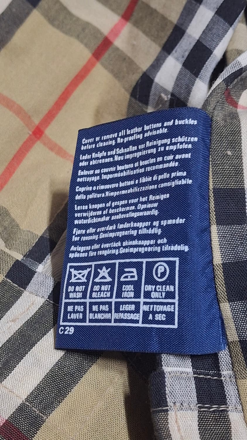 Burberrys 버버리 코트 노바체크 빈티지 트렌치코트 UK 영국 상품이미지6