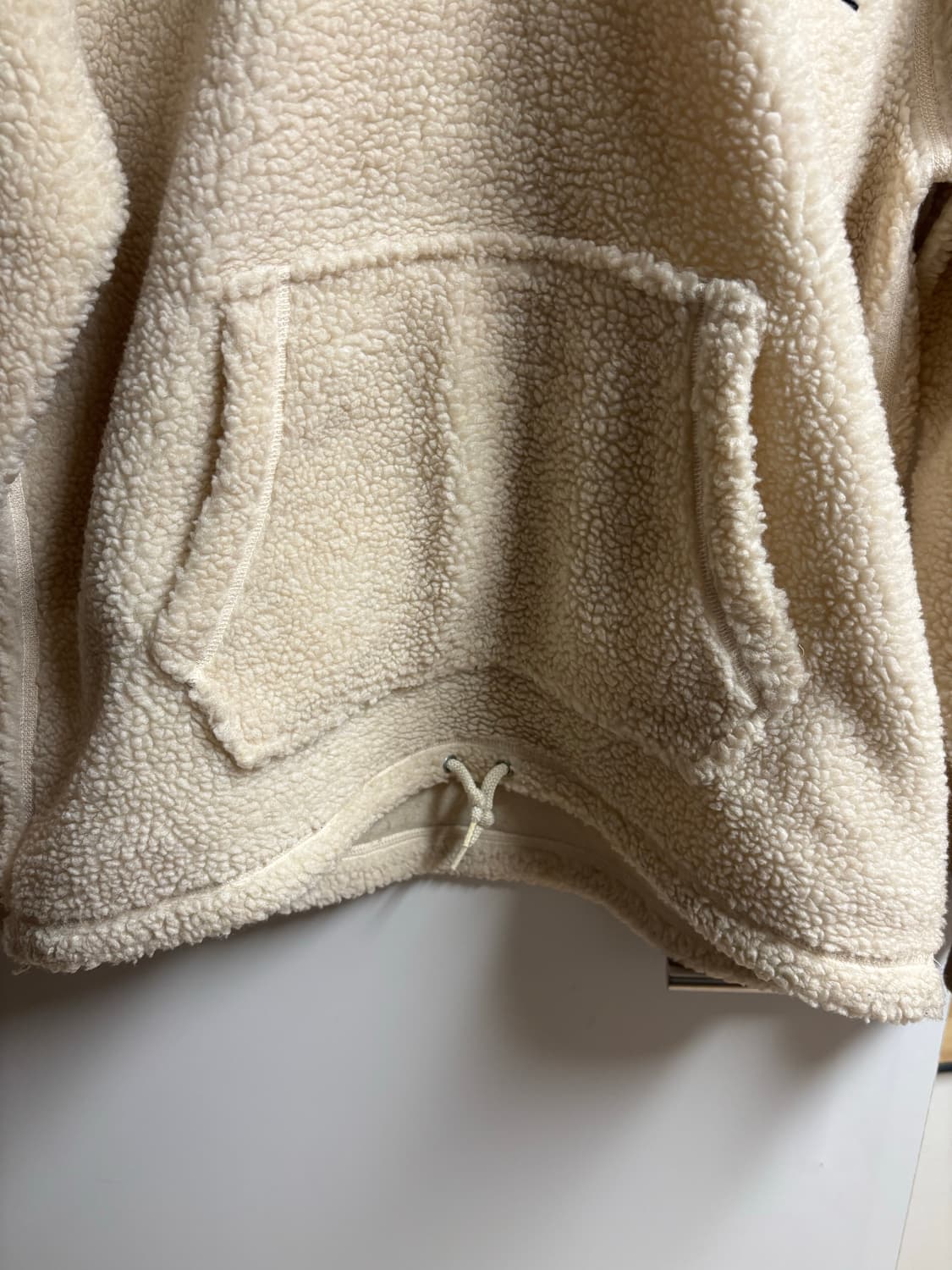 [L] 슈프림 쉐르파 플리스 풀오버 크림 상품이미지5