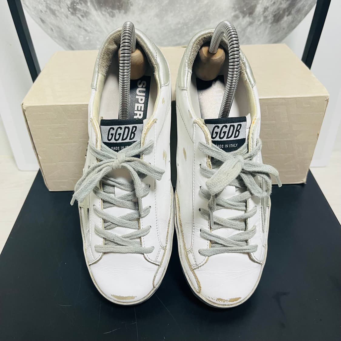 정품 36) 골든구스 스파클 실버 스니커즈 230~235 상품이미지3
