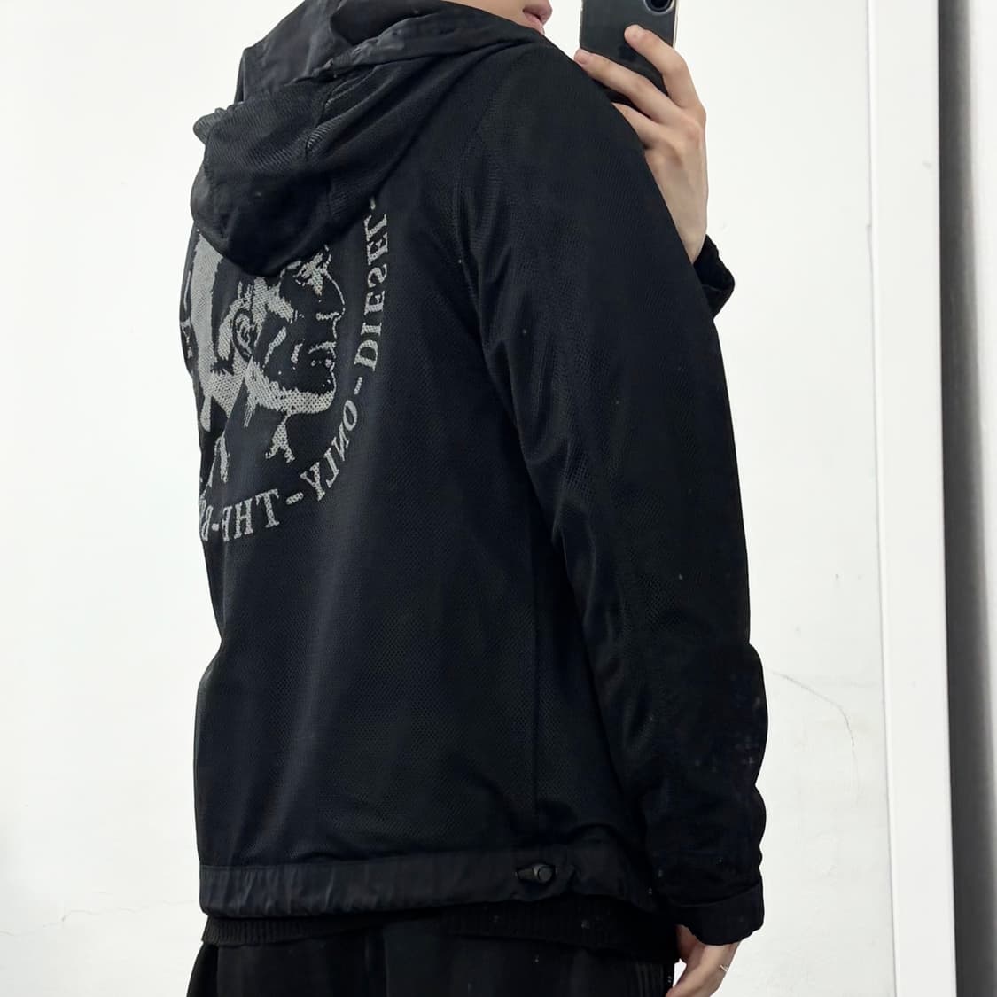 디젤 리버시블 모히칸 메쉬 윈드브레이커 자켓 상품이미지3