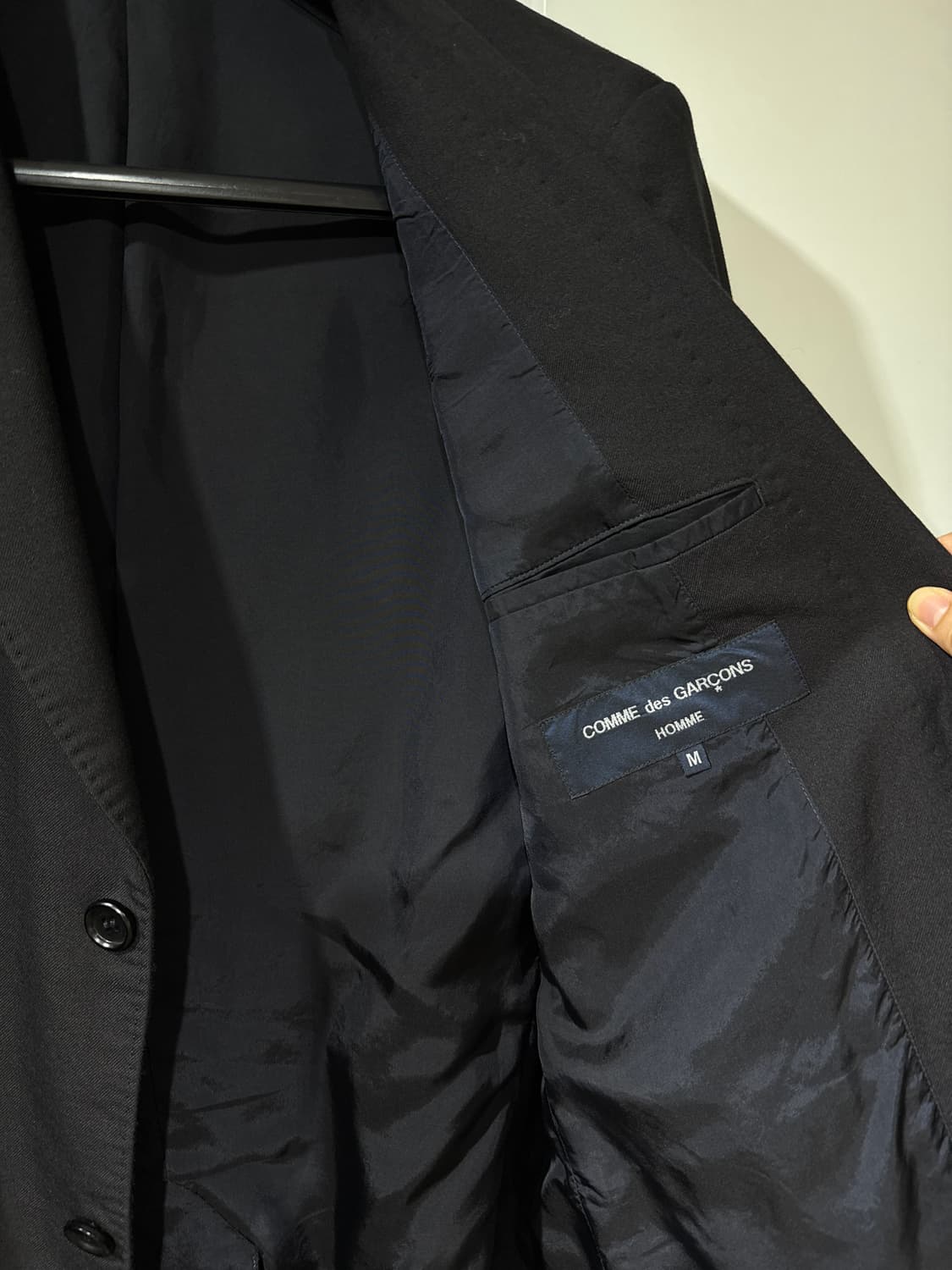 꼼데가르송 옴므 진네이비 자켓 상품이미지1