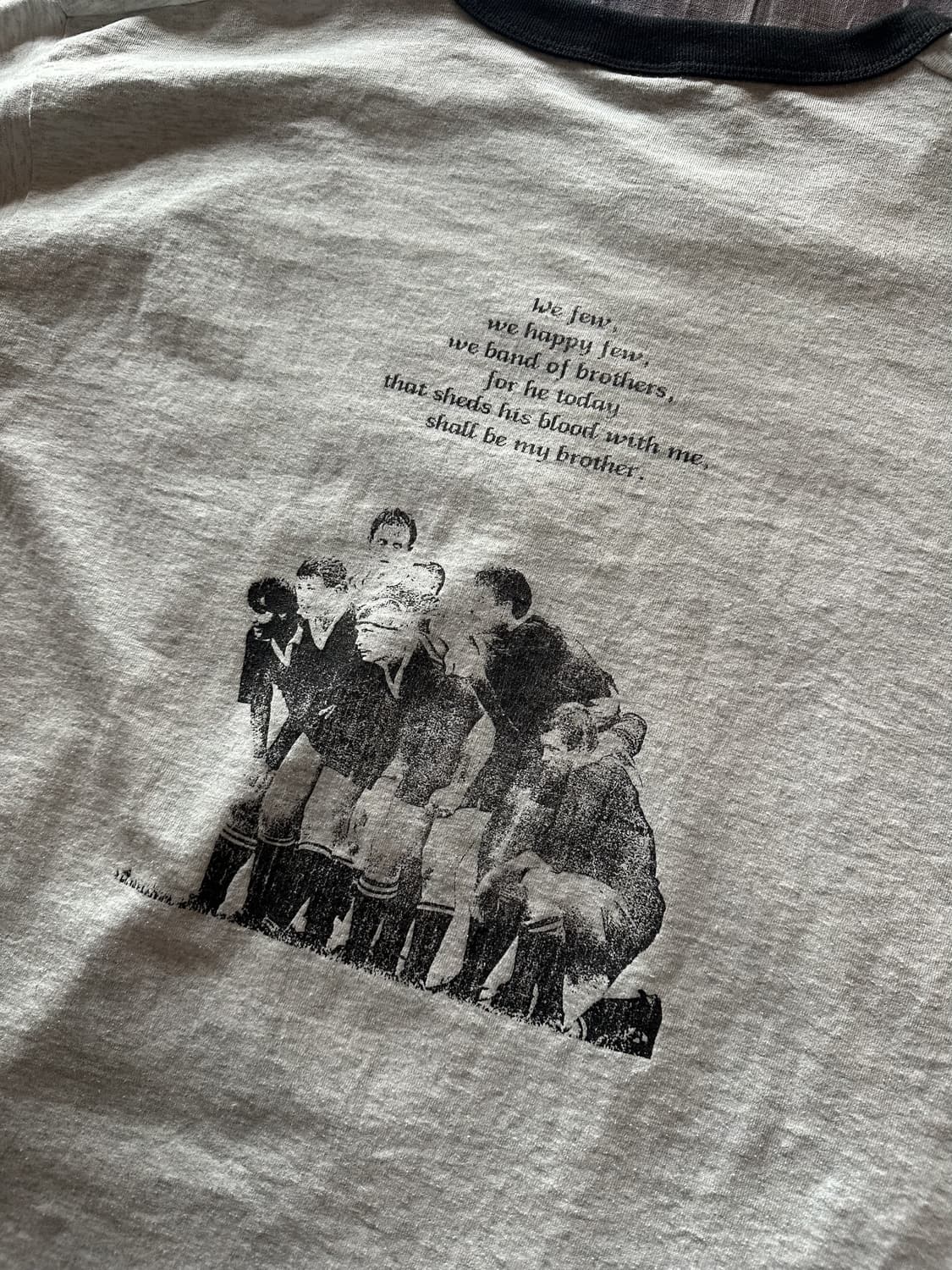90s USA Fruit of the loom Ringer T Shirt 상품이미지3