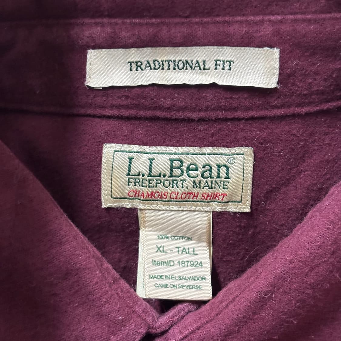L.L.Bean 엘엘빈 사모아 플란넬 셔츠 상품이미지3