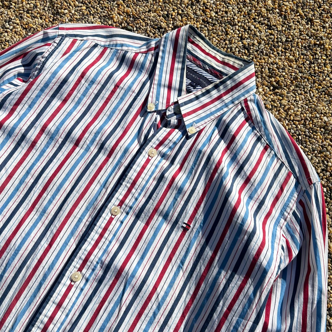 타미힐피거 스트라이프 옥스퍼드 셔츠 상품이미지2