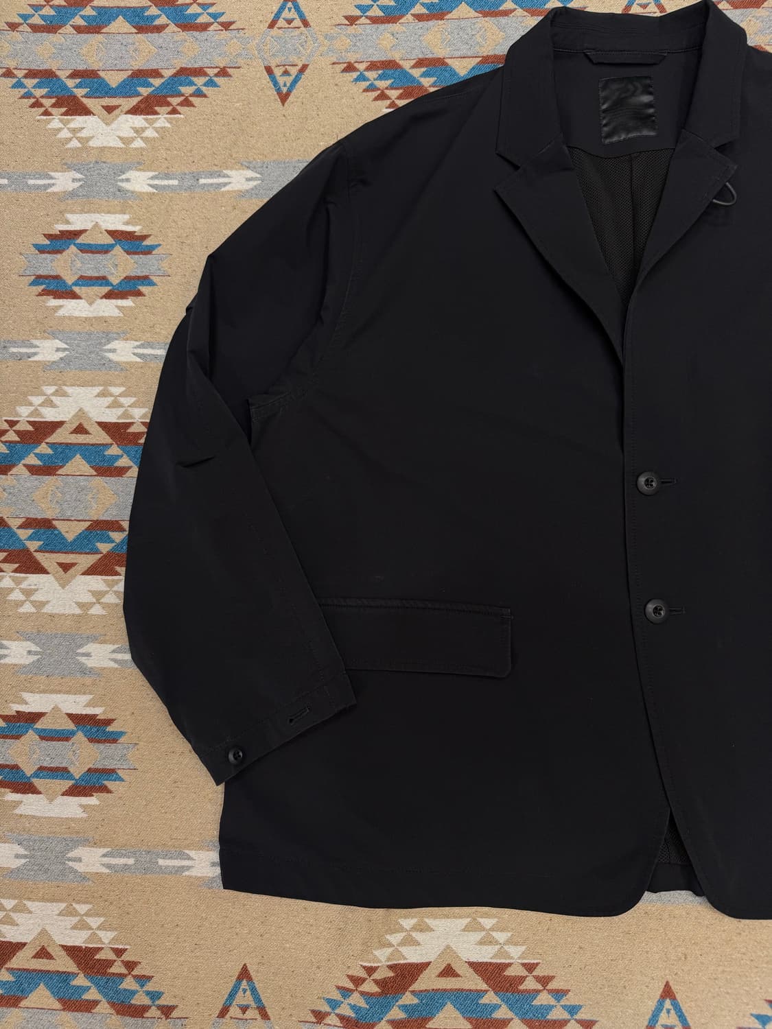 [M] 다이와피어39 테크 루즈 2B 자켓 트윌 블랙 상품이미지5