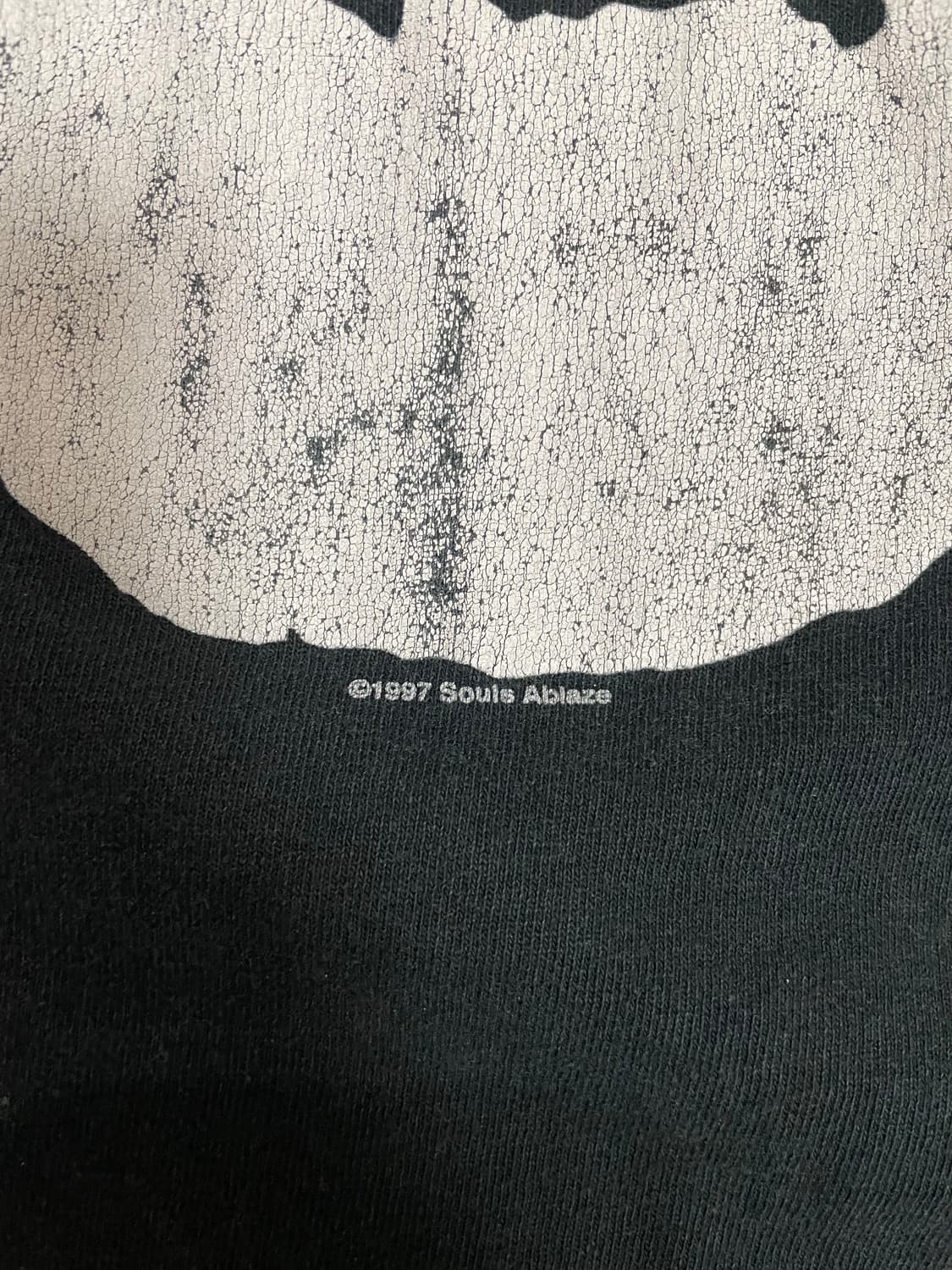 90s misfits ghost t shirt 미스핏츠 빈티지 밴드티 상품이미지2