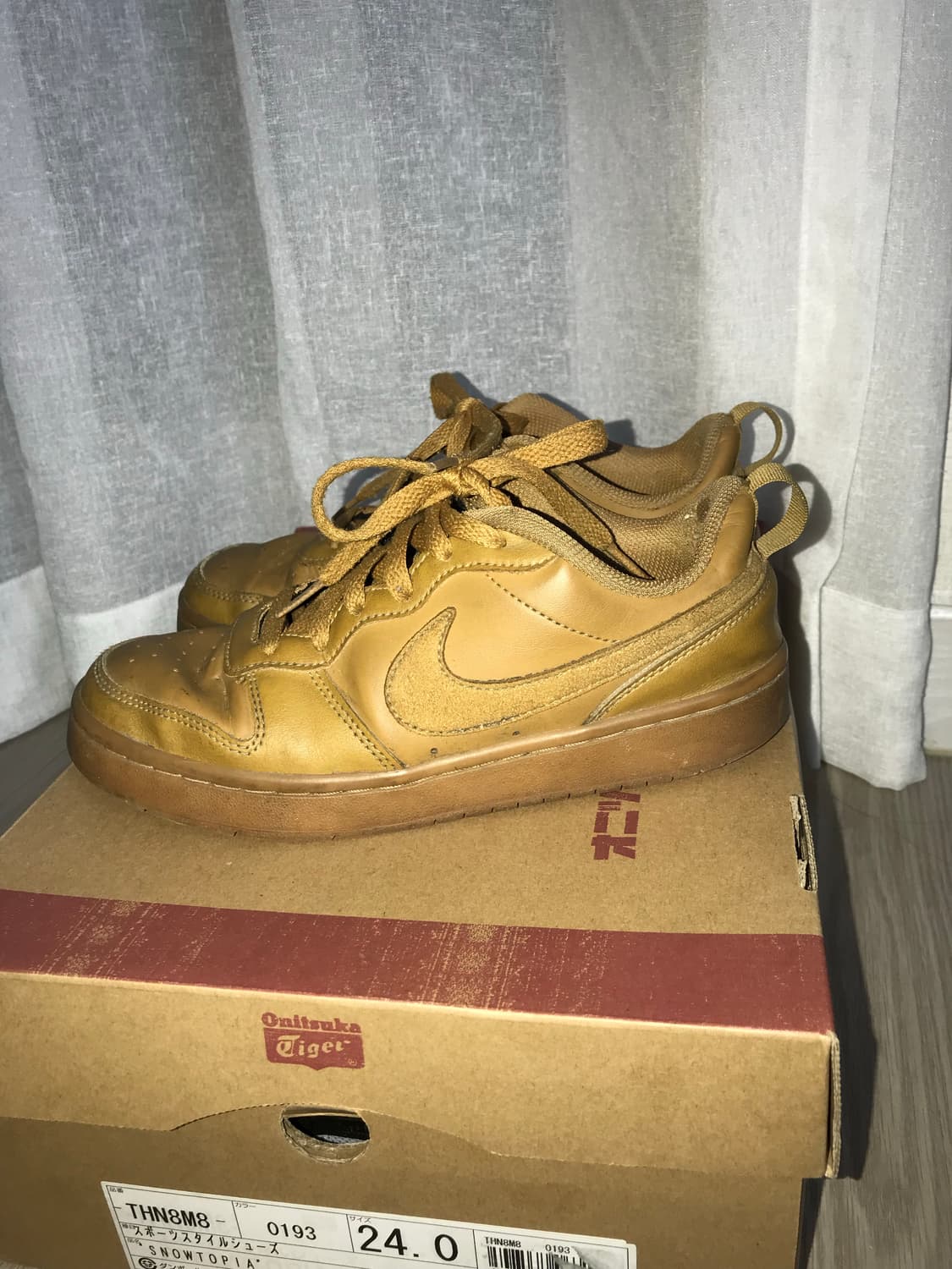 나이키 에어포스 브라운 된장포스 235 상품이미지6