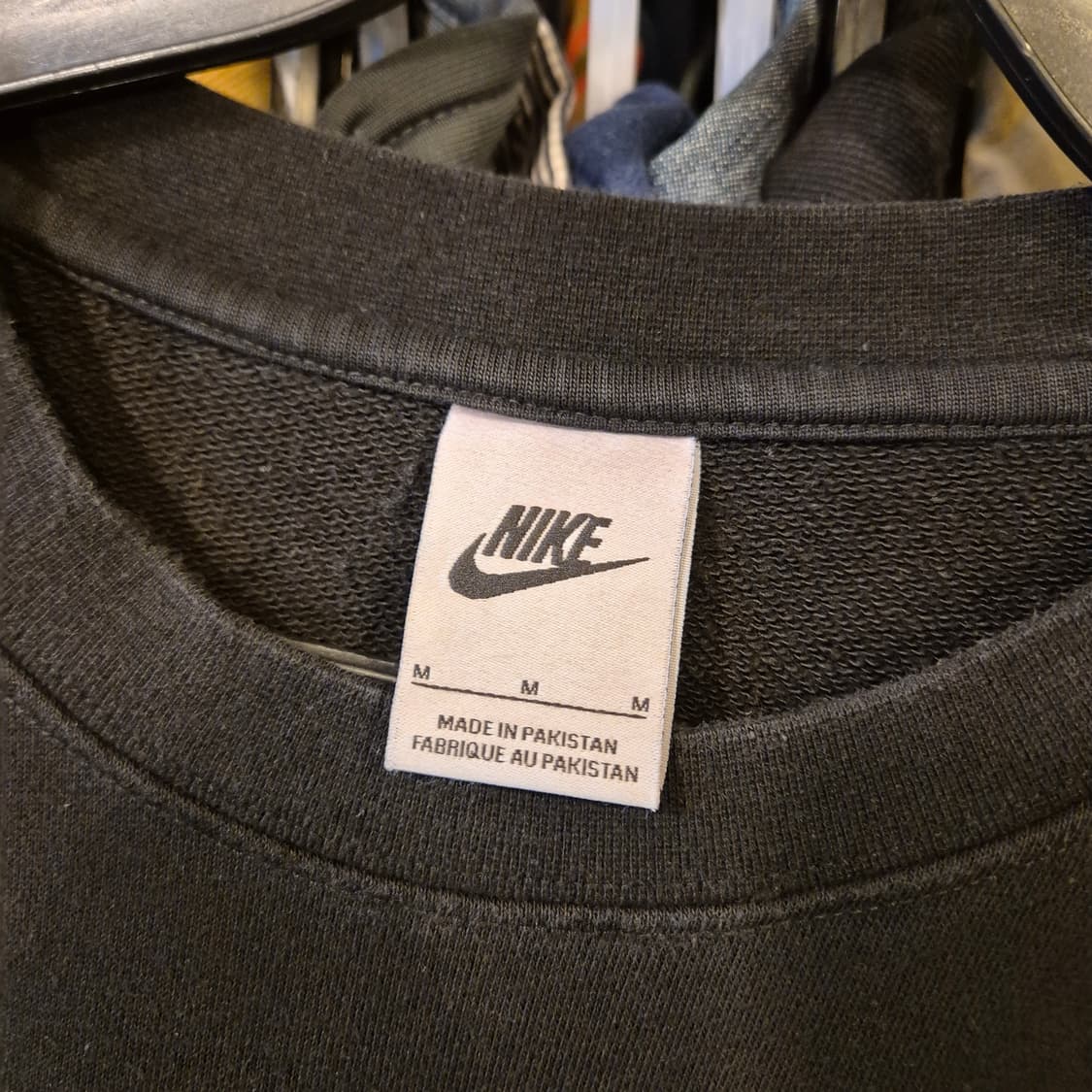 M 나이키 블랙 맨투맨  상품이미지3