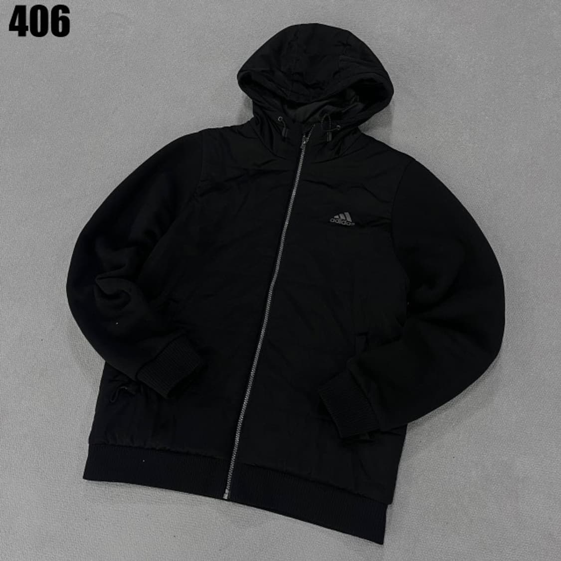 아디다스 블랙 후드 자켓 상품이미지1