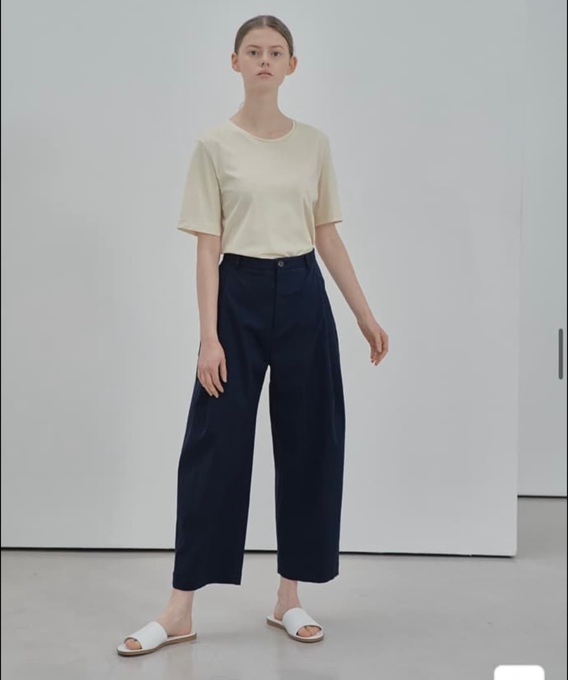 파사드패턴 코튼 팬츠 상품이미지1