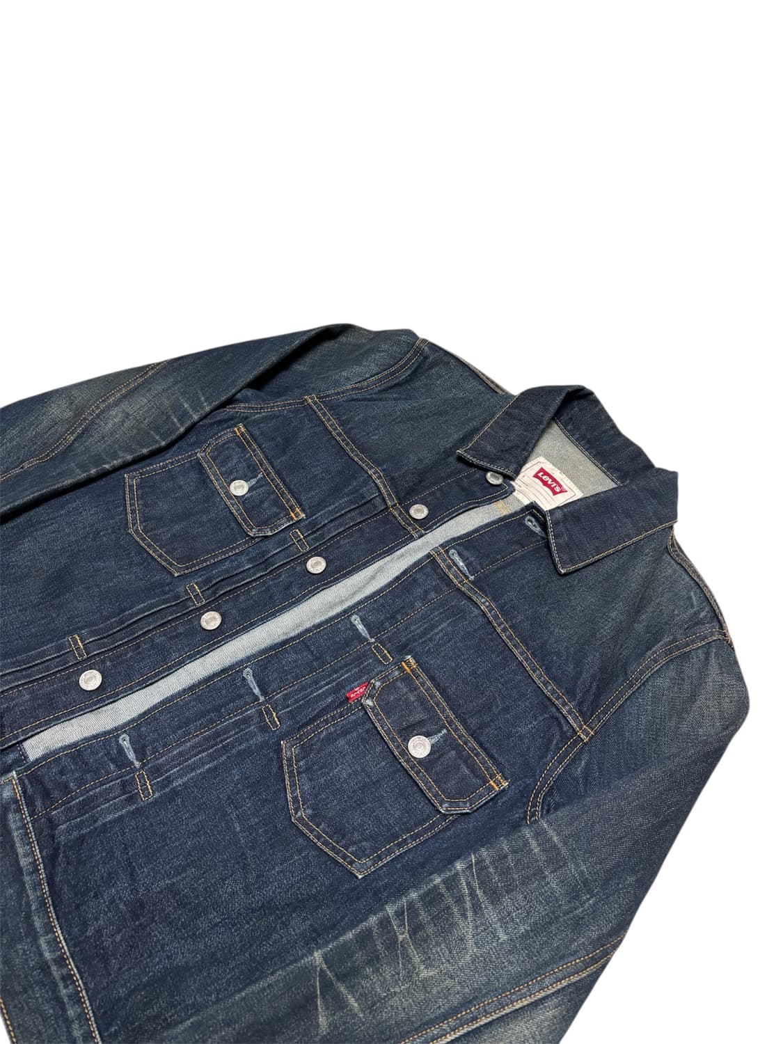 리바이스 타입2 2세대 데님 트러커 청자켓 S 상품이미지3