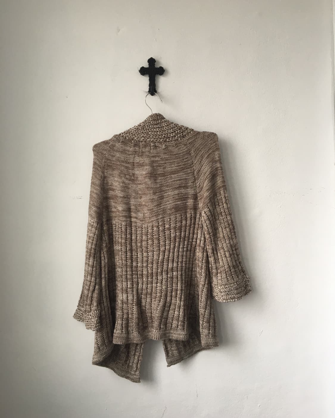 pattern mixed knit cardigan 상품이미지3